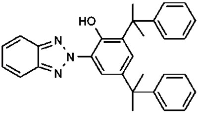 巴斯夫234紫外线吸收剂分子结构图