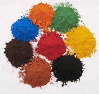 不同氧化铁颜料的特性和应用范围