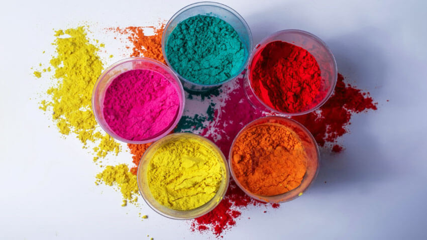 有机颜料实拍图