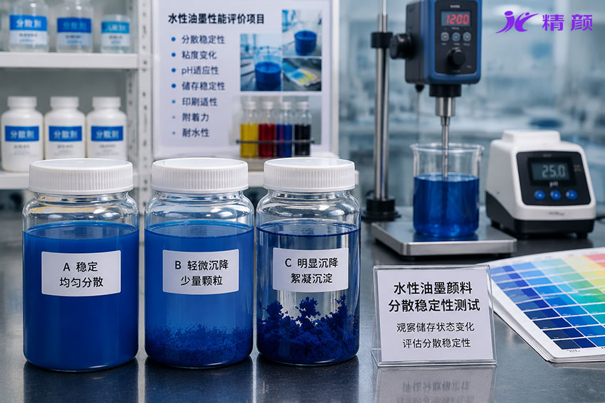 水性油墨颜料分散稳定性测试