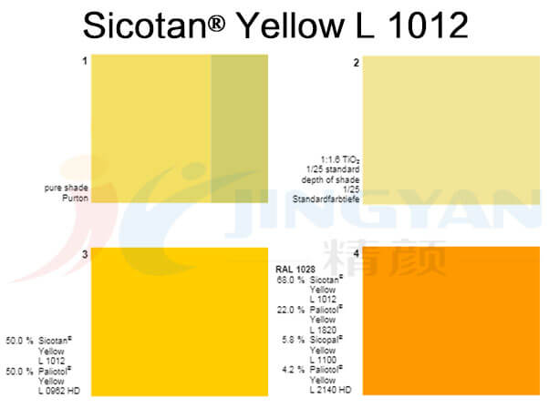 巴斯夫L1012钛镍黄颜料