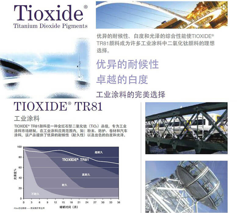 亨斯迈TR81钛白粉TDS技术说明