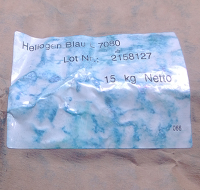 巴斯夫BASF L7080酞菁蓝Heliogen海丽晶L7080有机颜料蓝色粉